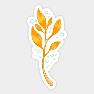 Gold branch Sticker